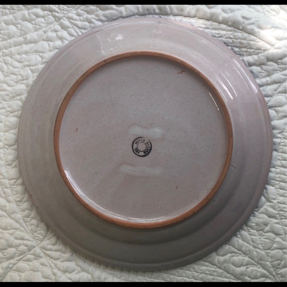World Bazare Ceramic Plate  10" - Picture 3 of 4